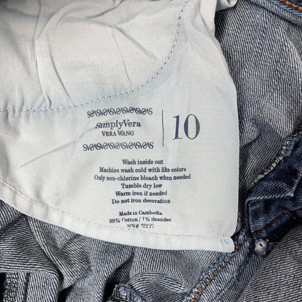 Simply Vera by Vera Wang Mid Rise Jeans Size 10 - Cotton/Spandex - Picture 5 of 14